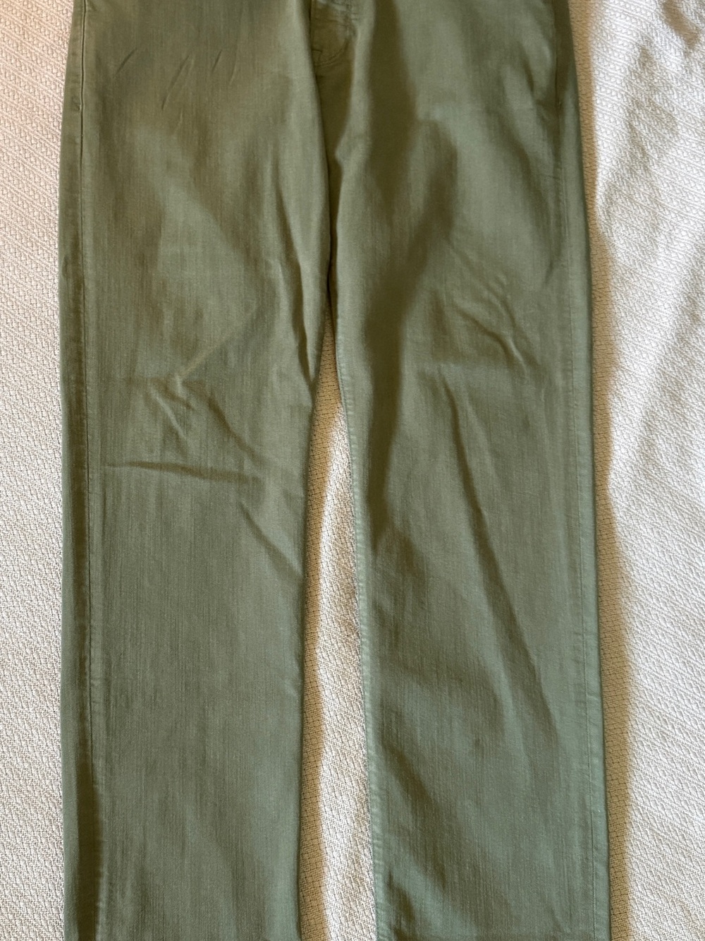 34 Heritage Courage MidRise Straight Jeans Men’s 35 x 32” Green/Olive Green